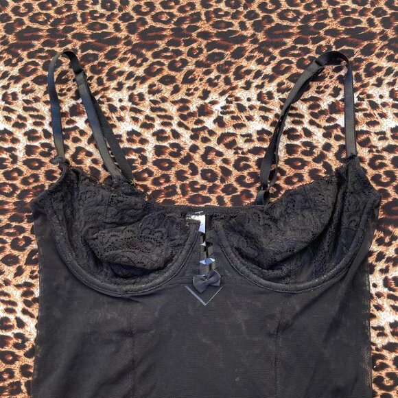 00s mesh bustier top - Picture 4 of 7
